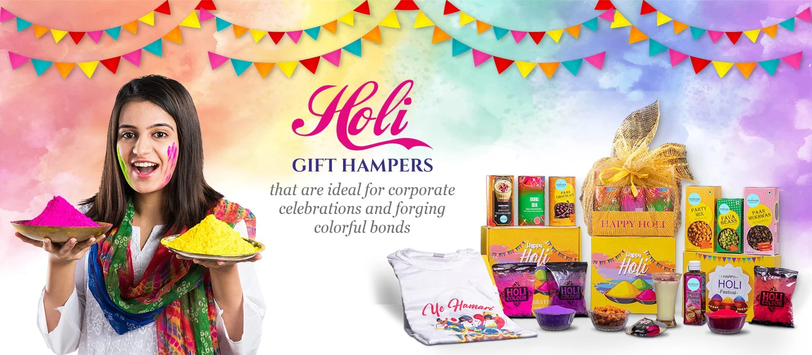 Festive Holi Gift Hamper – thedottedi.in